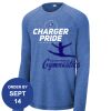 Carroll - PosiCharge ® Long Sleeve Tri Blend Wicking Raglan Tee Thumbnail