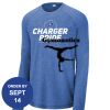 Carroll - PosiCharge ® Long Sleeve Tri Blend Wicking Raglan Tee Thumbnail